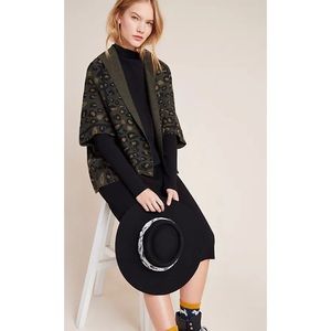 Look by M New York Shawl collar Leopard Open Front Cardigan